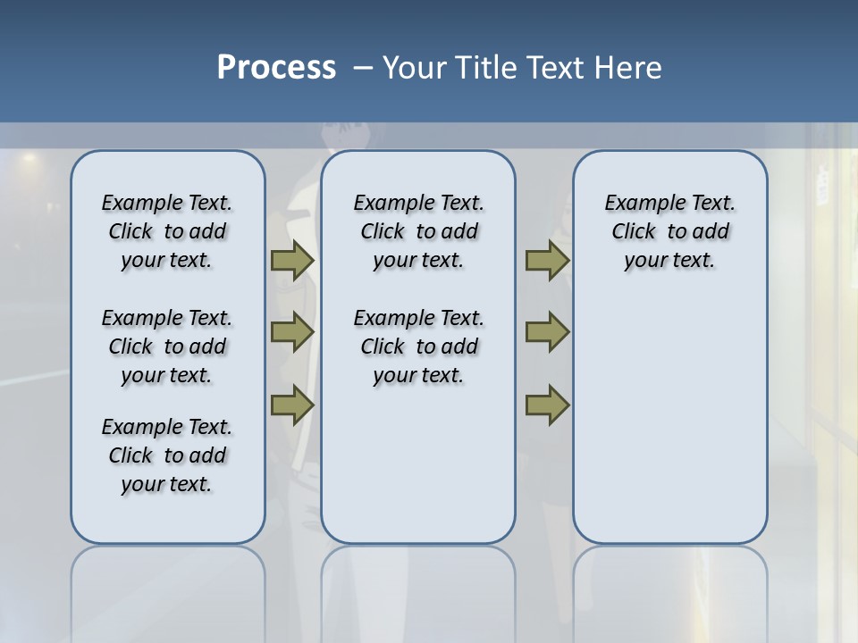 A Man And Woman Walking Down A Street At Night PowerPoint Template