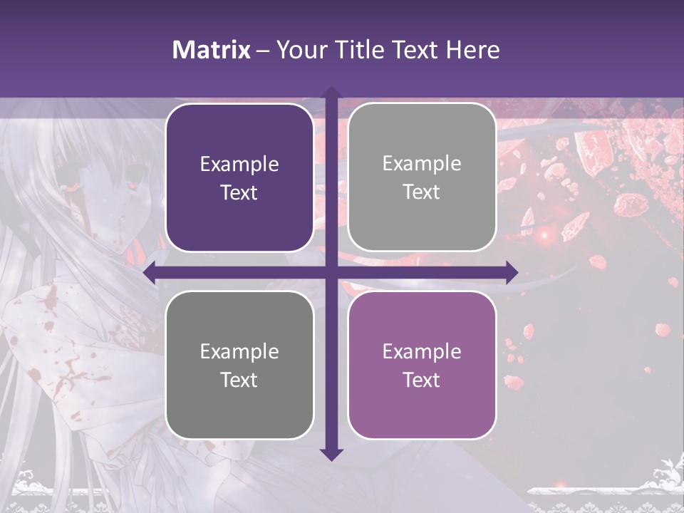 A Woman With Long Hair Standing In Front Of A Red Background PowerPoint Template