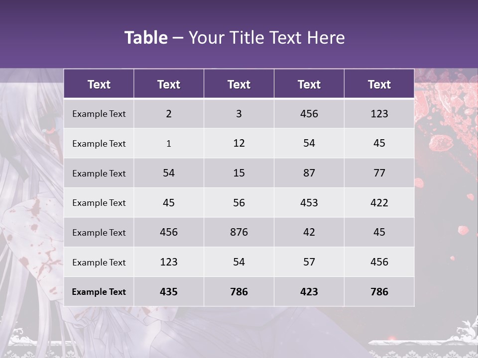 A Woman With Long Hair Standing In Front Of A Red Background PowerPoint Template