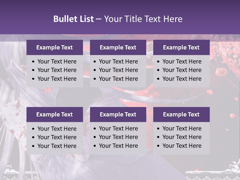 A Woman With Long Hair Standing In Front Of A Red Background PowerPoint Template