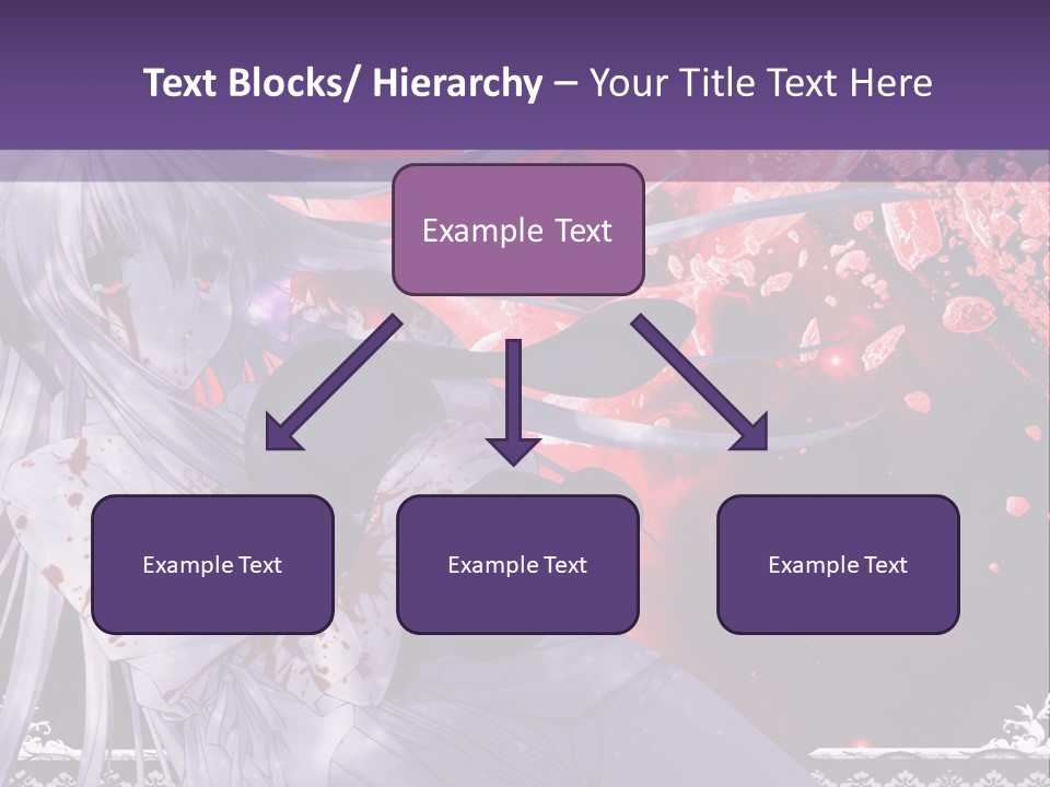 A Woman With Long Hair Standing In Front Of A Red Background PowerPoint Template