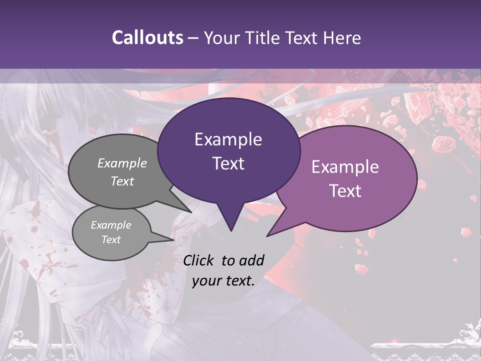 A Woman With Long Hair Standing In Front Of A Red Background PowerPoint Template