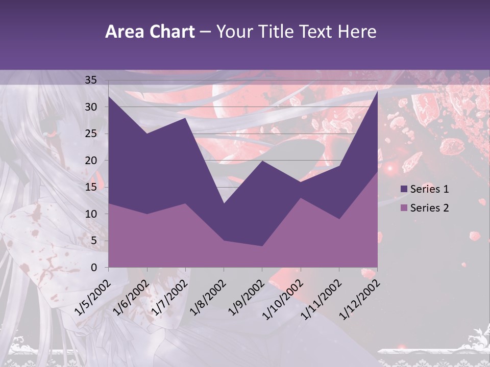 A Woman With Long Hair Standing In Front Of A Red Background PowerPoint Template