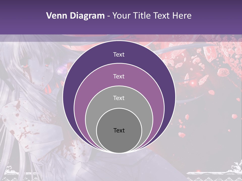 A Woman With Long Hair Standing In Front Of A Red Background PowerPoint Template