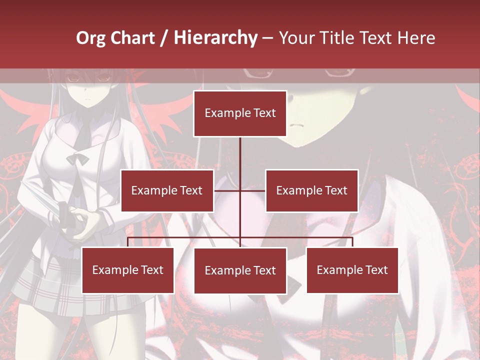 A Couple Of Anime Characters Standing Next To Each Other PowerPoint Template