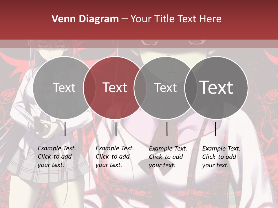 A Couple Of Anime Characters Standing Next To Each Other PowerPoint Template