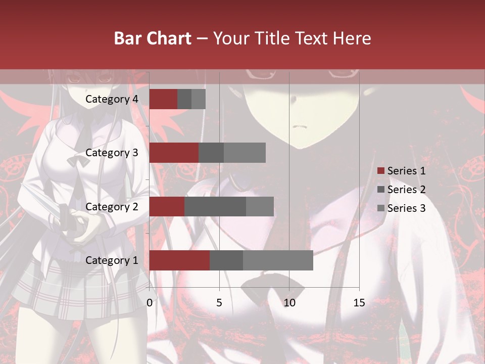 A Couple Of Anime Characters Standing Next To Each Other PowerPoint Template