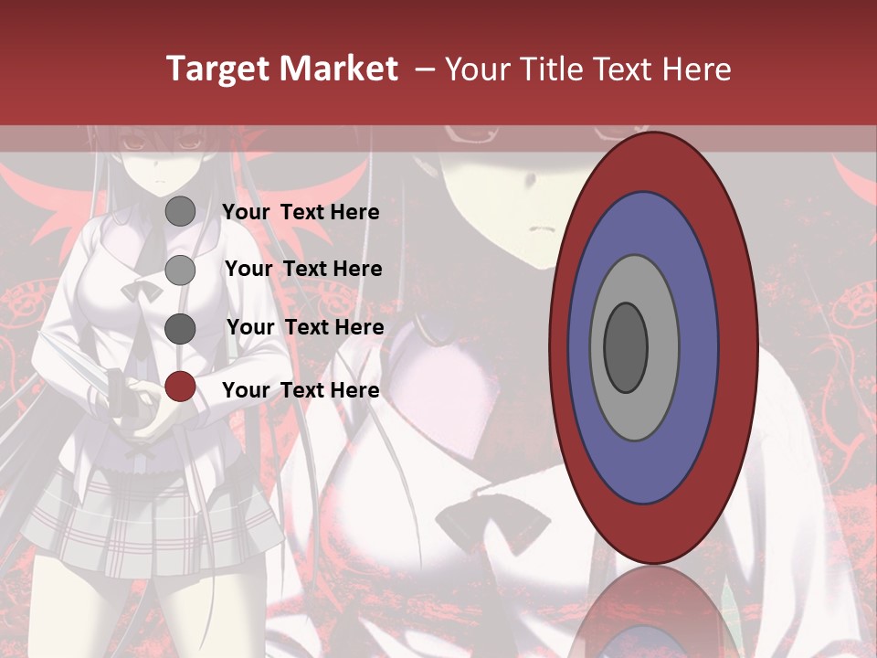 A Couple Of Anime Characters Standing Next To Each Other PowerPoint Template