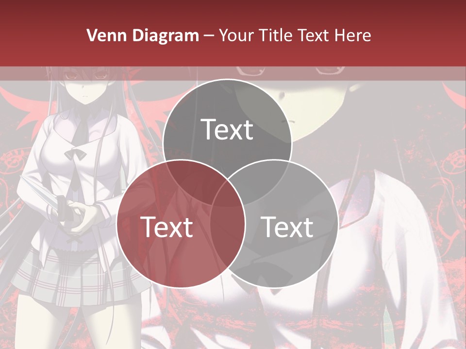 A Couple Of Anime Characters Standing Next To Each Other PowerPoint Template