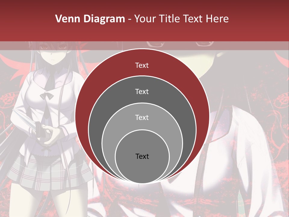 A Couple Of Anime Characters Standing Next To Each Other PowerPoint Template