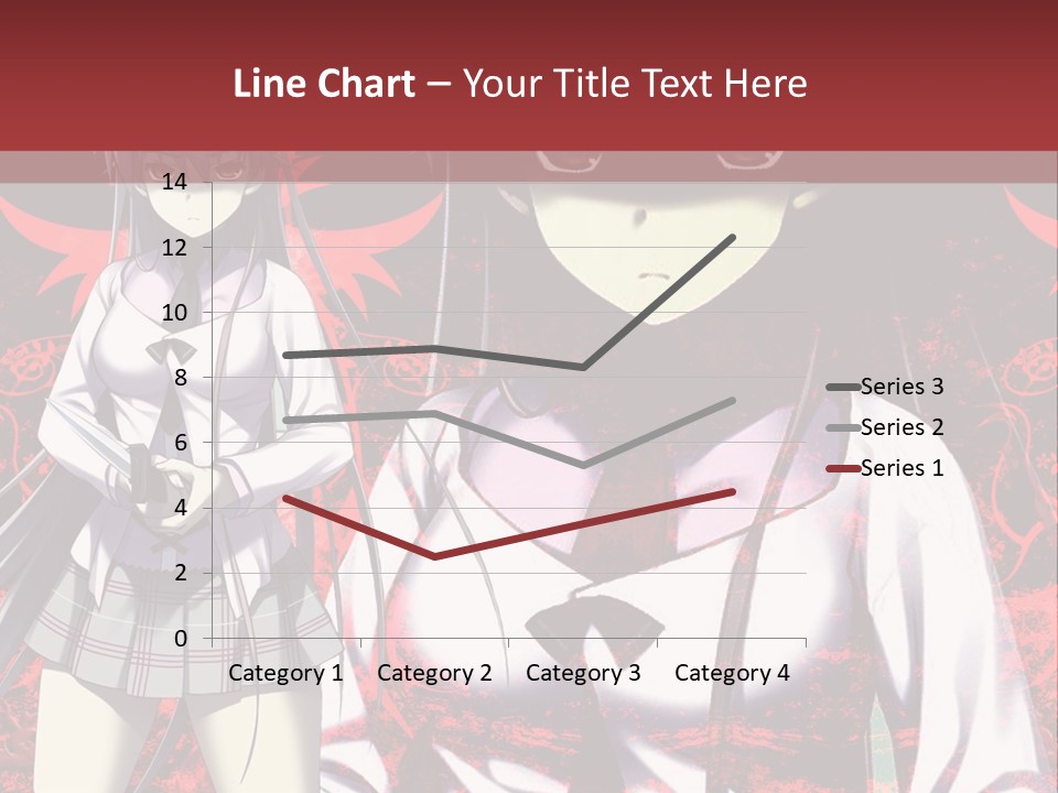 A Couple Of Anime Characters Standing Next To Each Other PowerPoint Template