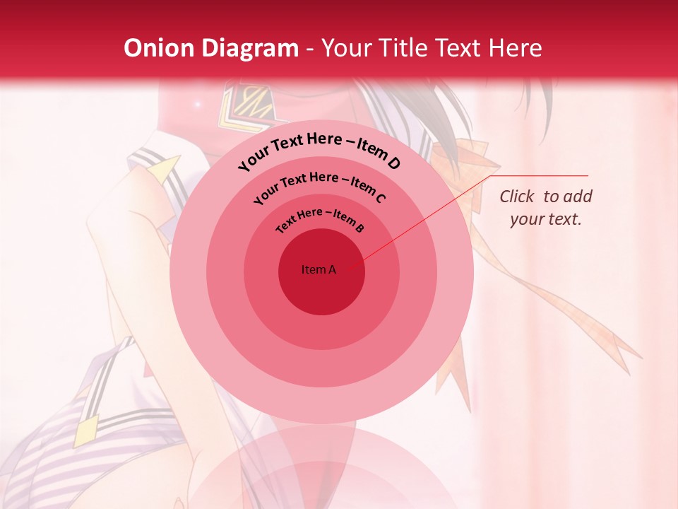 A Woman In A Pink Shirt Is Standing In Front Of A Red Wall PowerPoint Template