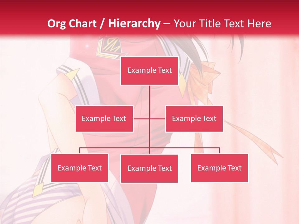 A Woman In A Pink Shirt Is Standing In Front Of A Red Wall PowerPoint Template