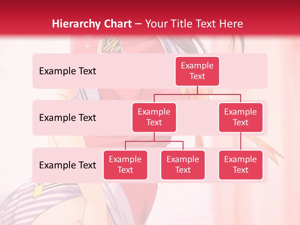 A Woman In A Pink Shirt Is Standing In Front Of A Red Wall PowerPoint Template