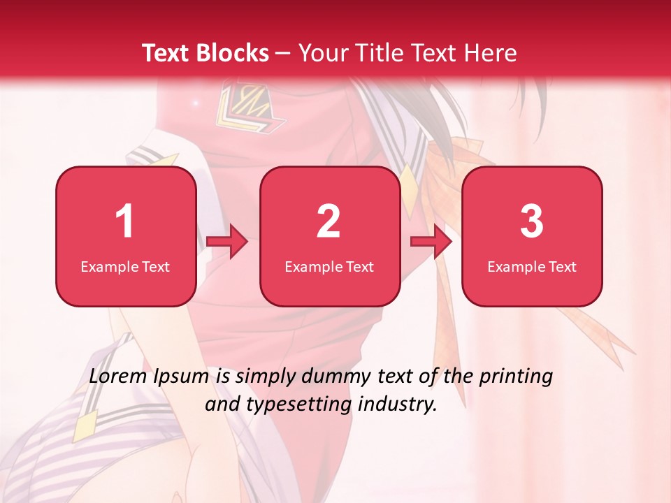 A Woman In A Pink Shirt Is Standing In Front Of A Red Wall PowerPoint Template