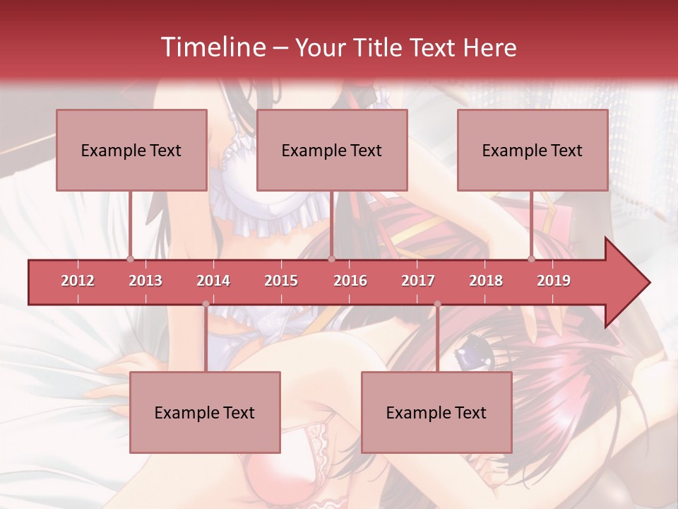 A Woman Laying On Top Of A Bed Next To A Man PowerPoint Template