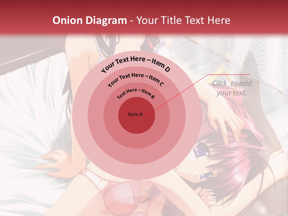 A Woman Laying On Top Of A Bed Next To A Man PowerPoint Template