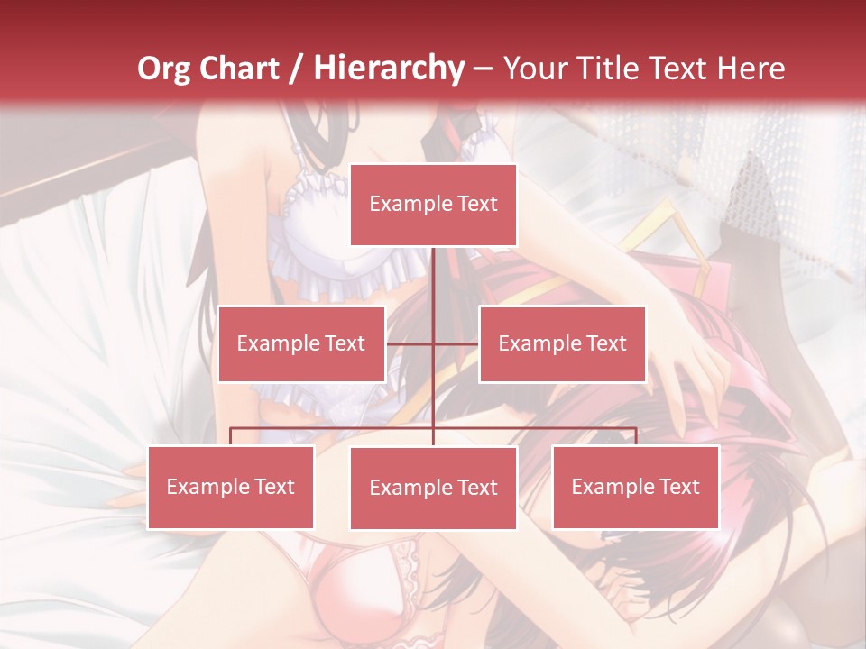 A Woman Laying On Top Of A Bed Next To A Man PowerPoint Template