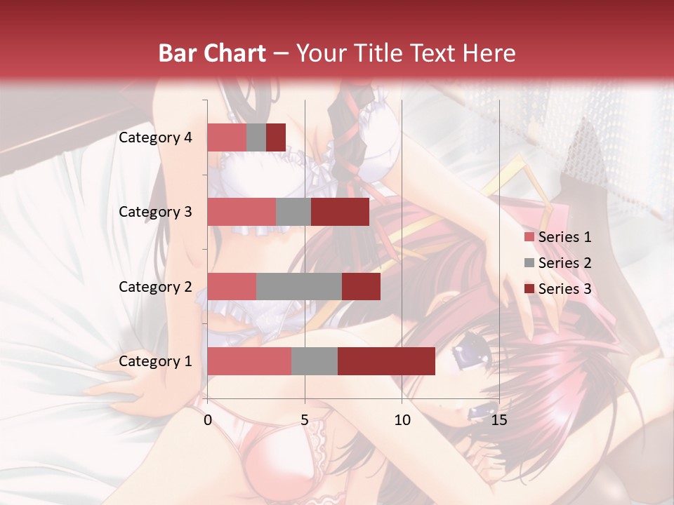 A Woman Laying On Top Of A Bed Next To A Man PowerPoint Template