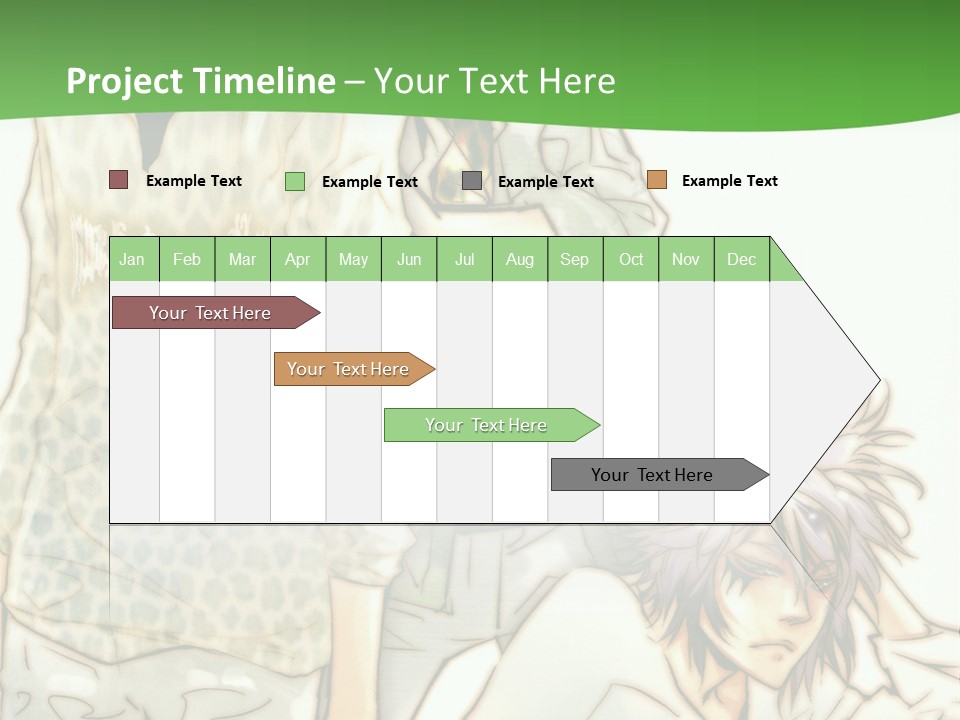 A Group Of People Standing Next To Each Other PowerPoint Template