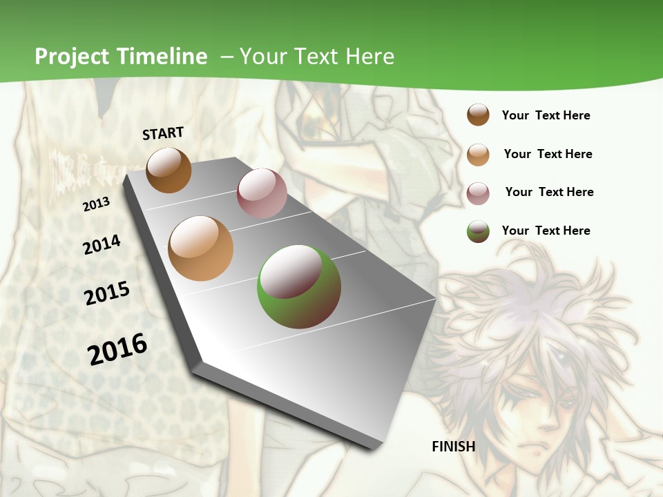 A Group Of People Standing Next To Each Other PowerPoint Template