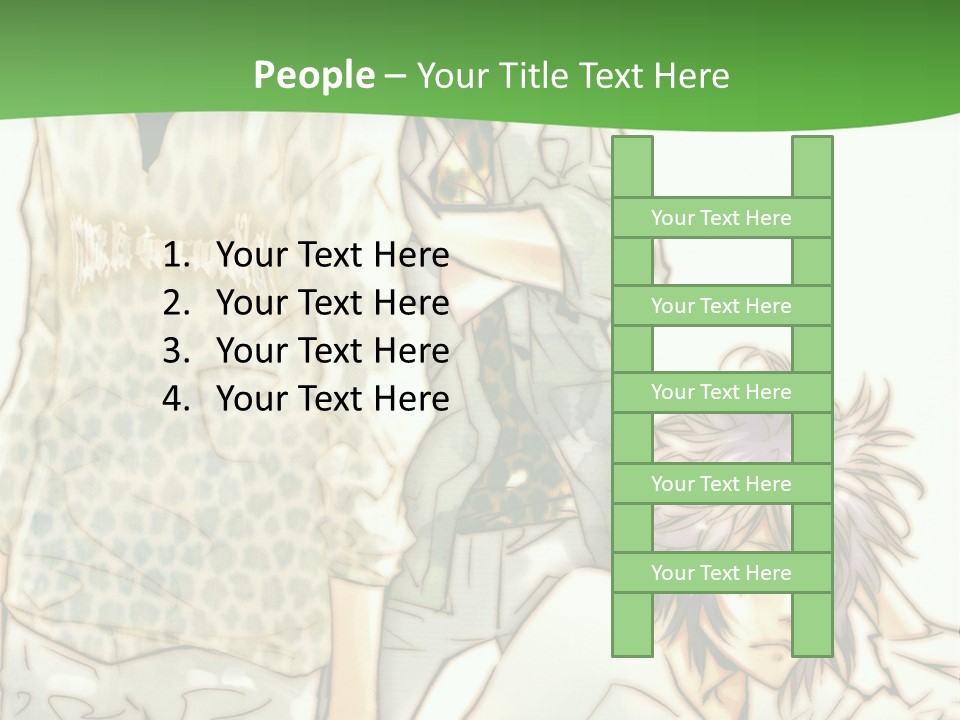 A Group Of People Standing Next To Each Other PowerPoint Template