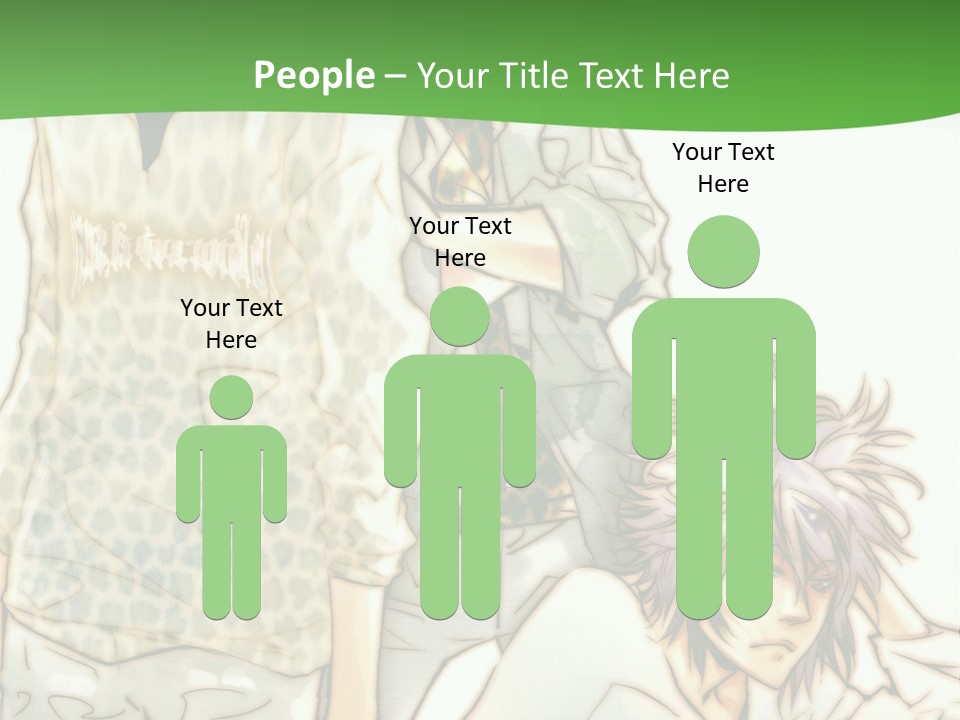 A Group Of People Standing Next To Each Other PowerPoint Template