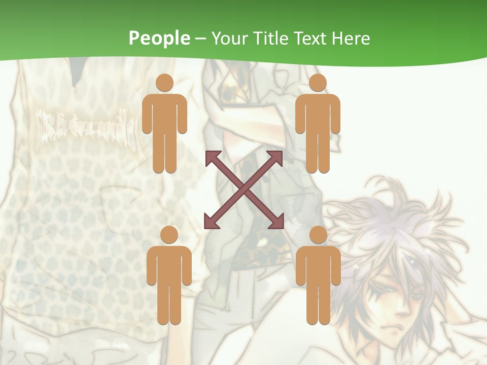 A Group Of People Standing Next To Each Other PowerPoint Template