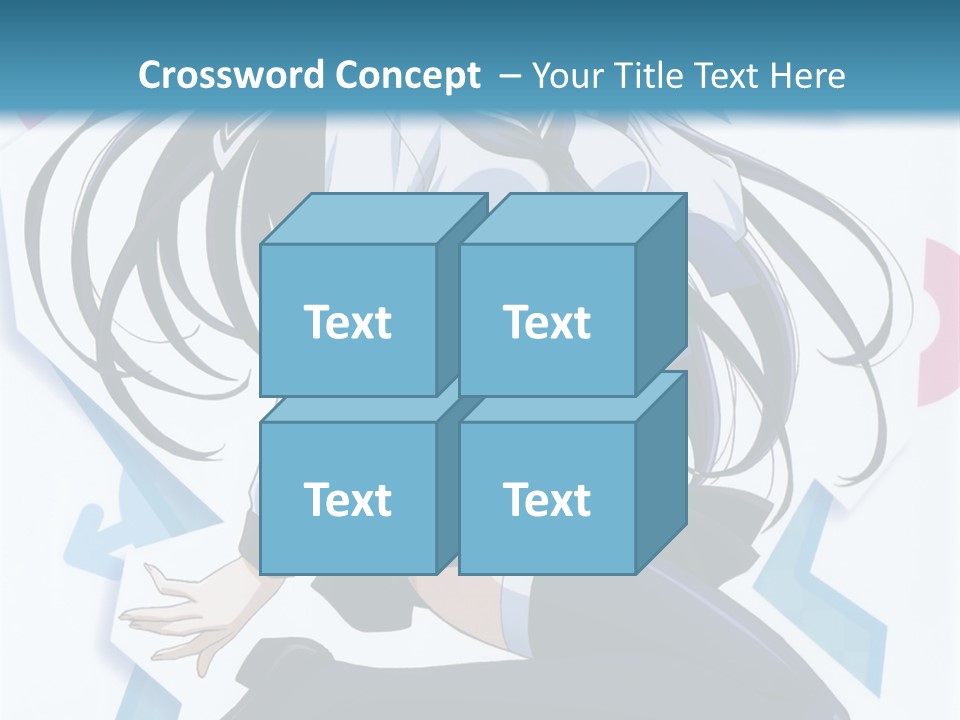 A Woman With Long Black Hair Is Posing For A Picture PowerPoint Template