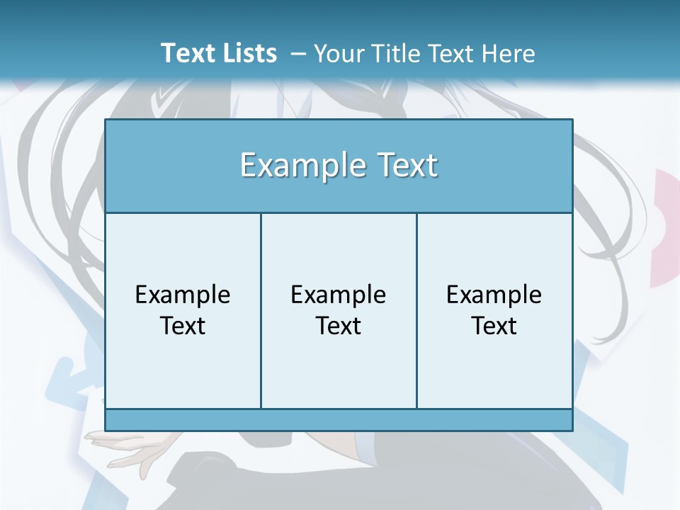 A Woman With Long Black Hair Is Posing For A Picture PowerPoint Template