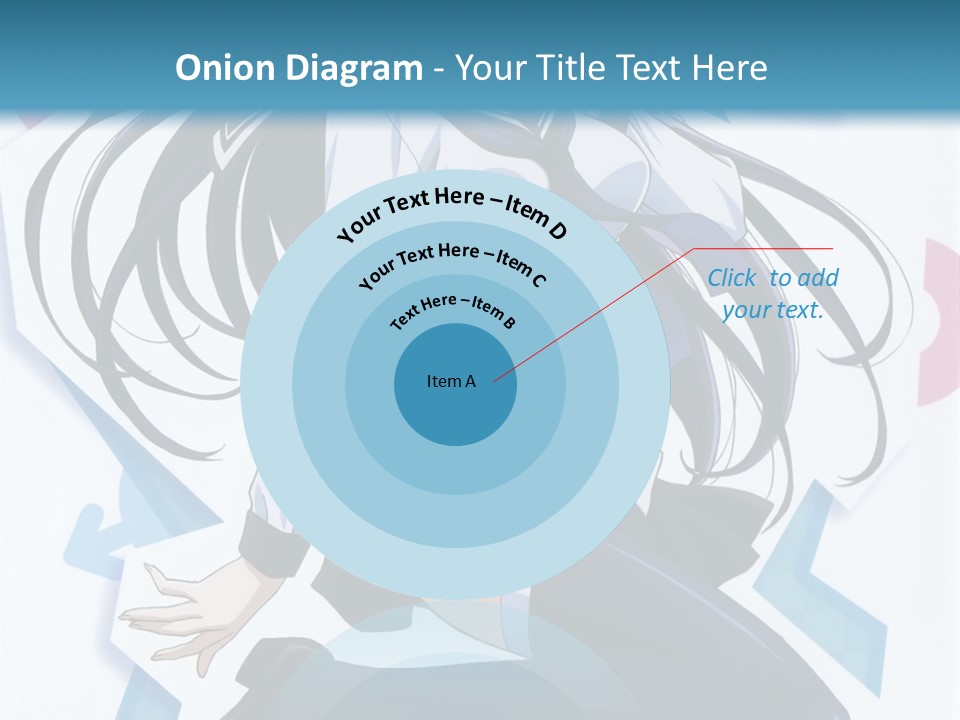 A Woman With Long Black Hair Is Posing For A Picture PowerPoint Template