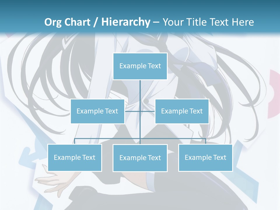 A Woman With Long Black Hair Is Posing For A Picture PowerPoint Template