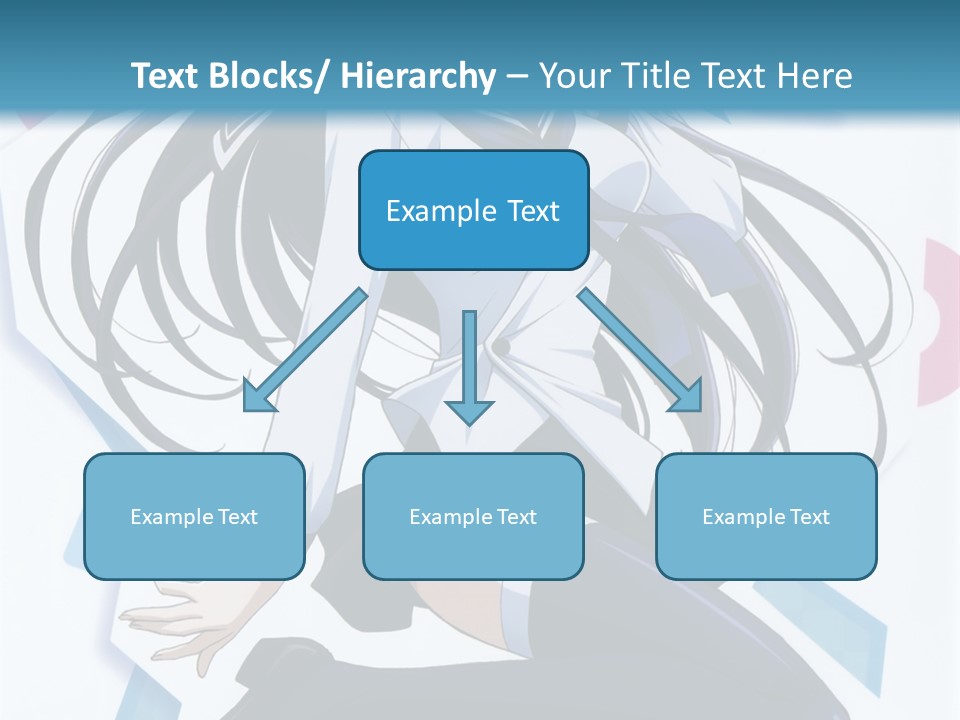 A Woman With Long Black Hair Is Posing For A Picture PowerPoint Template