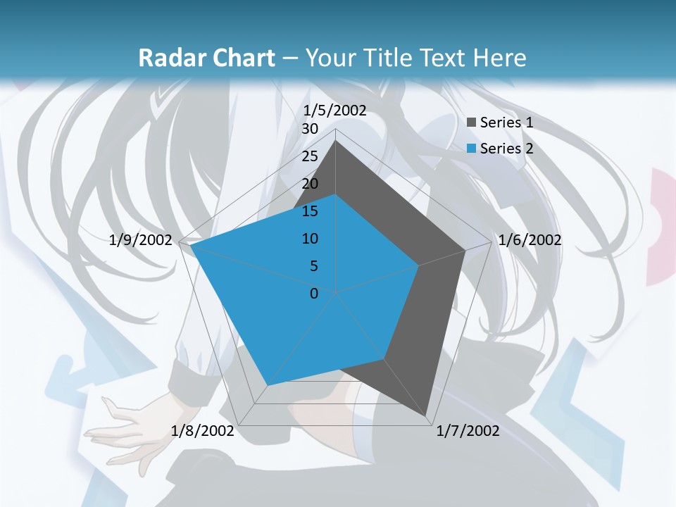 A Woman With Long Black Hair Is Posing For A Picture PowerPoint Template