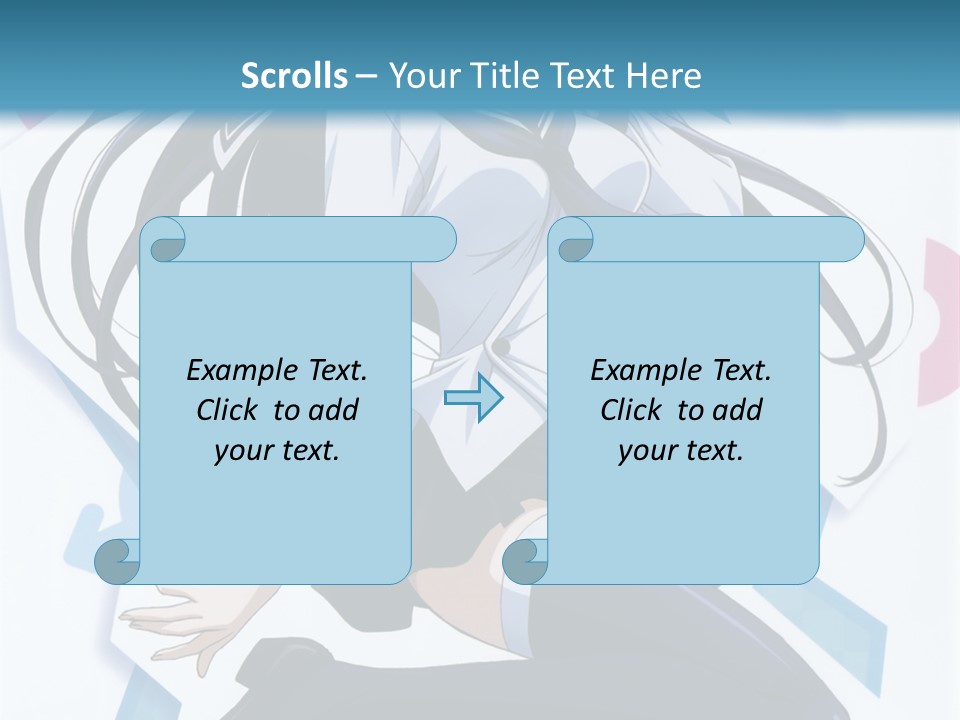 A Woman With Long Black Hair Is Posing For A Picture PowerPoint Template