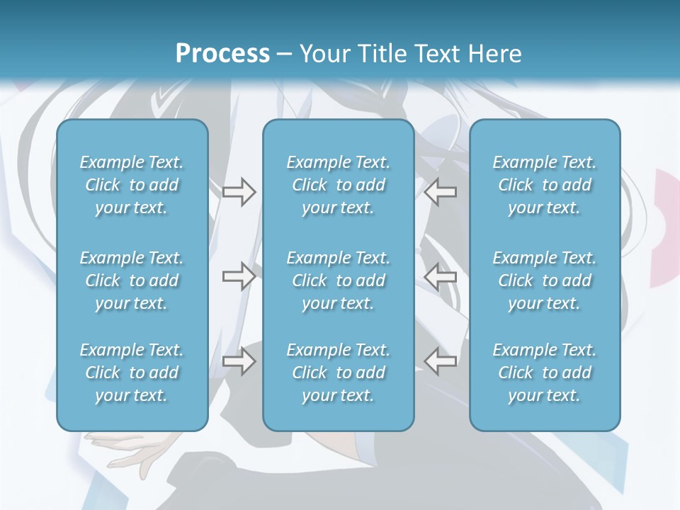 A Woman With Long Black Hair Is Posing For A Picture PowerPoint Template