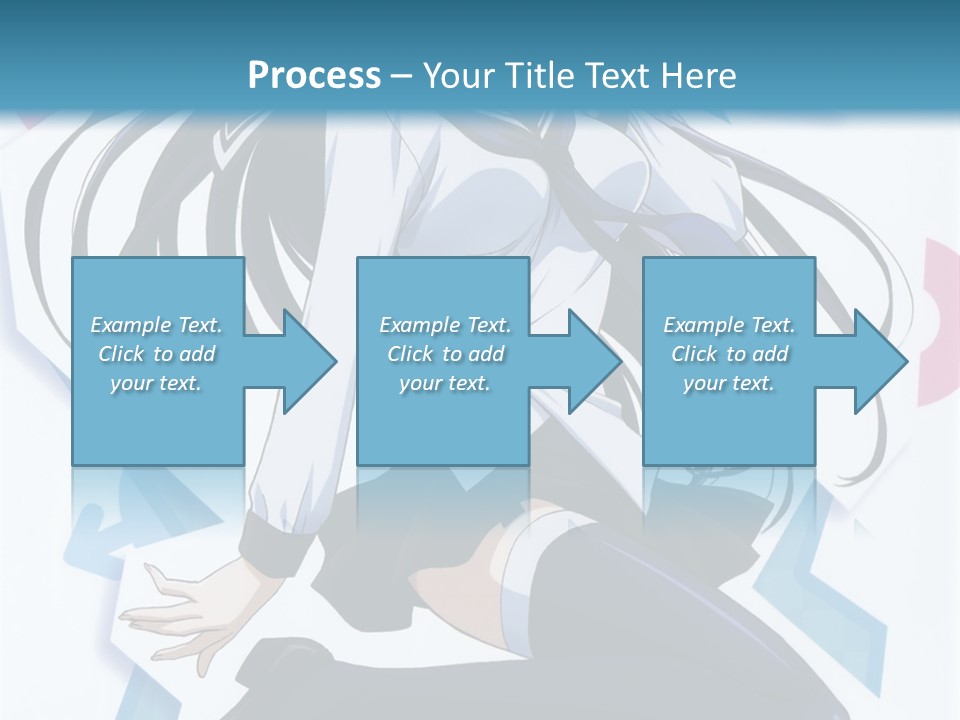 A Woman With Long Black Hair Is Posing For A Picture PowerPoint Template