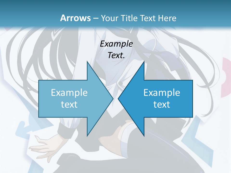 A Woman With Long Black Hair Is Posing For A Picture PowerPoint Template