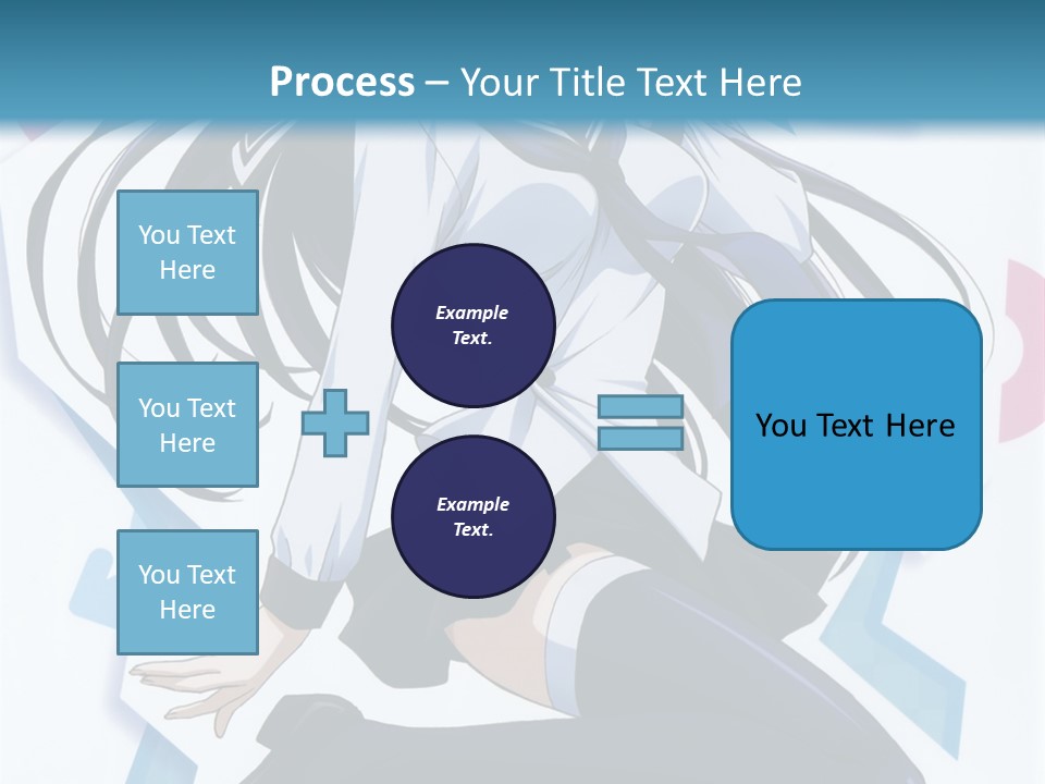 A Woman With Long Black Hair Is Posing For A Picture PowerPoint Template