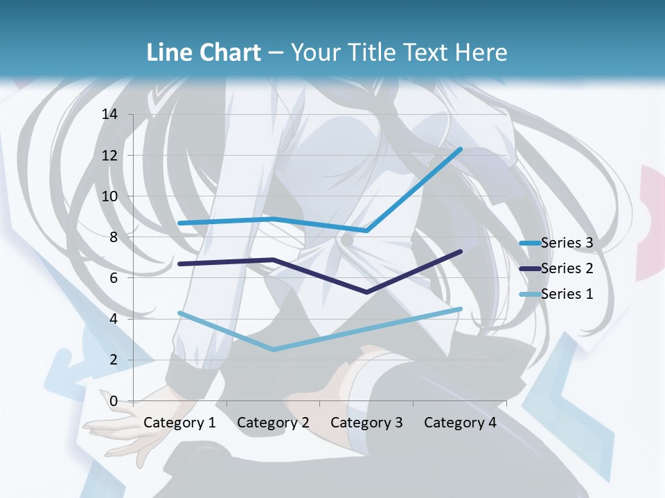 A Woman With Long Black Hair Is Posing For A Picture PowerPoint Template