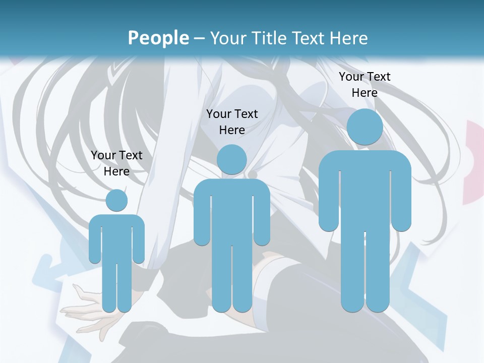 A Woman With Long Black Hair Is Posing For A Picture PowerPoint Template