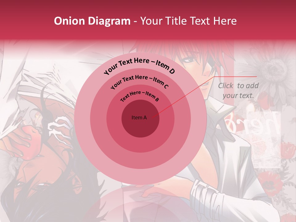 A Couple Of Anime Characters With Red Hair PowerPoint Template