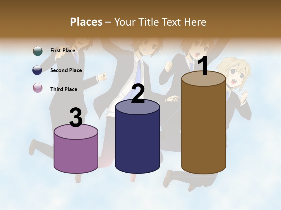 A Group Of People Jumping In The Air PowerPoint Template