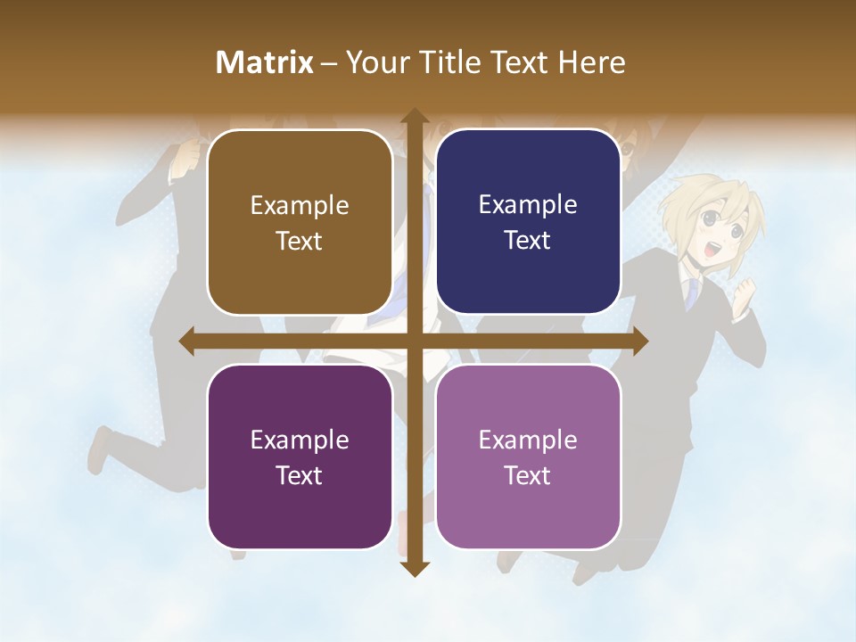 A Group Of People Jumping In The Air PowerPoint Template