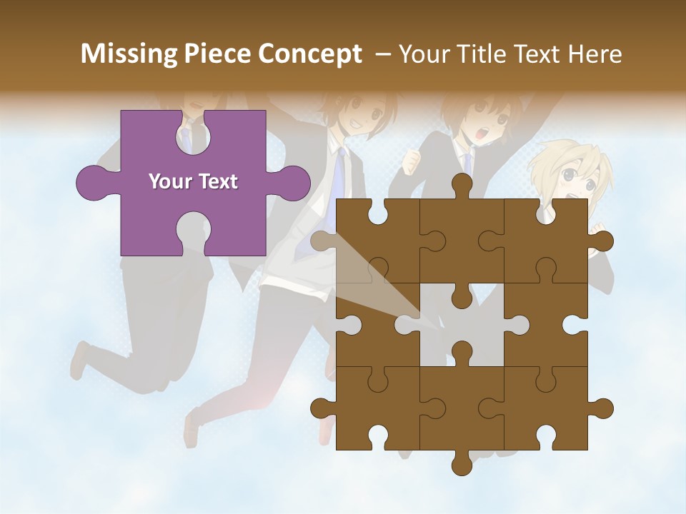 A Group Of People Jumping In The Air PowerPoint Template