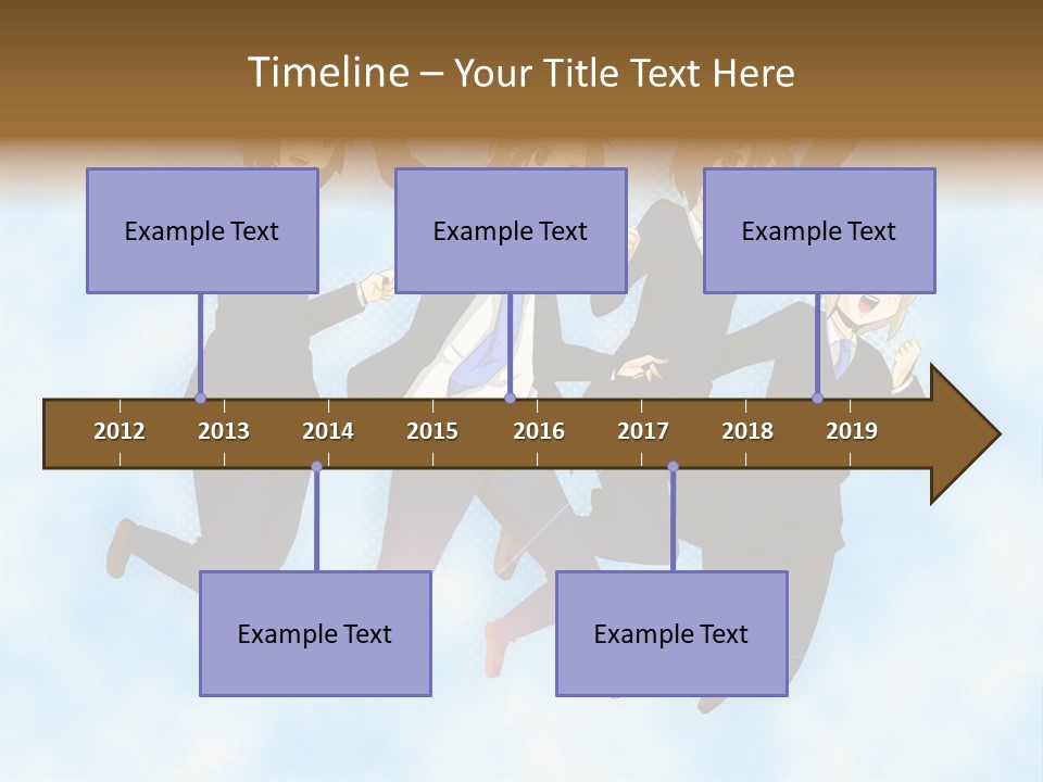 A Group Of People Jumping In The Air PowerPoint Template