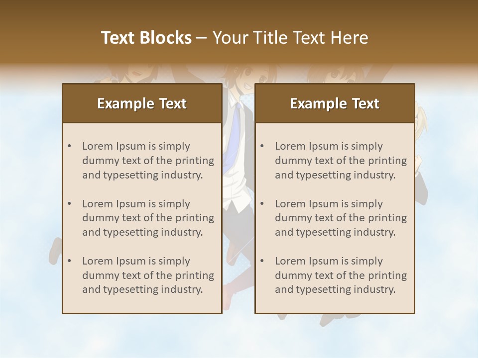 A Group Of People Jumping In The Air PowerPoint Template