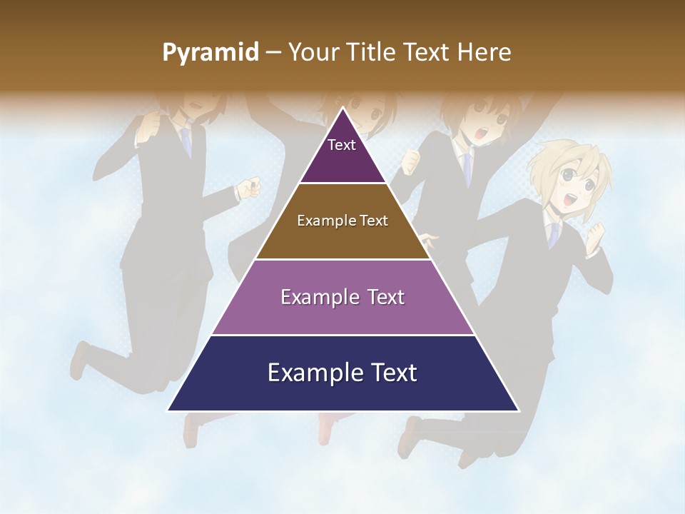 A Group Of People Jumping In The Air PowerPoint Template