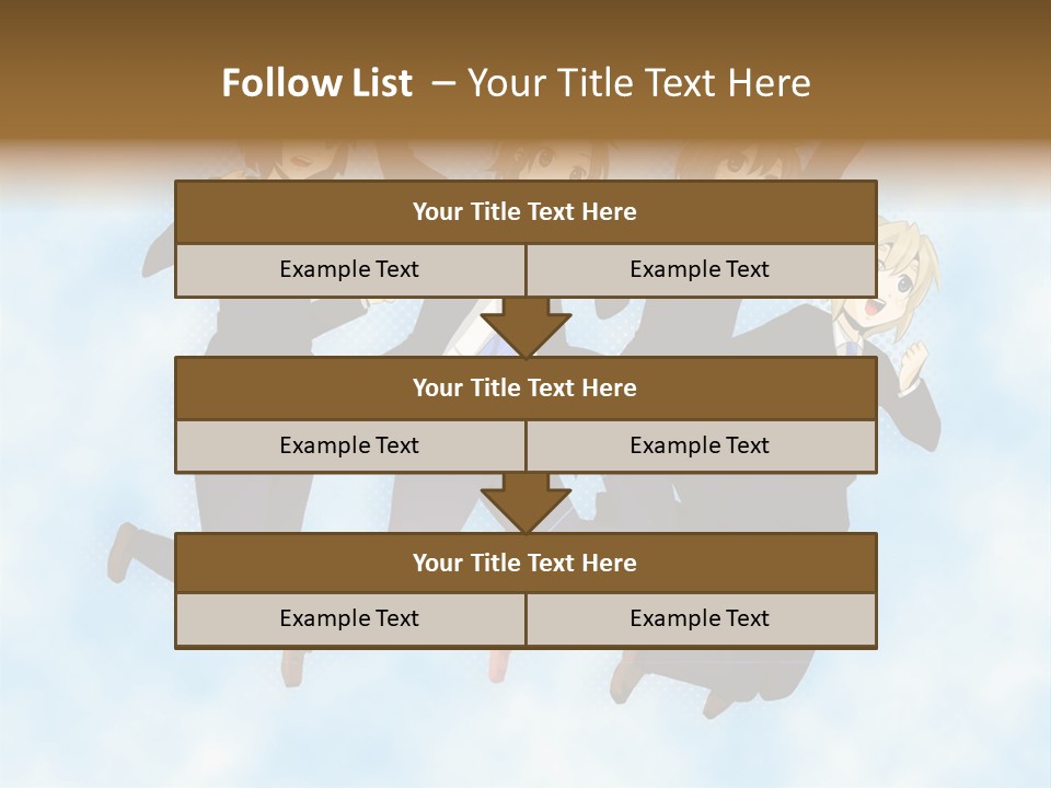 A Group Of People Jumping In The Air PowerPoint Template
