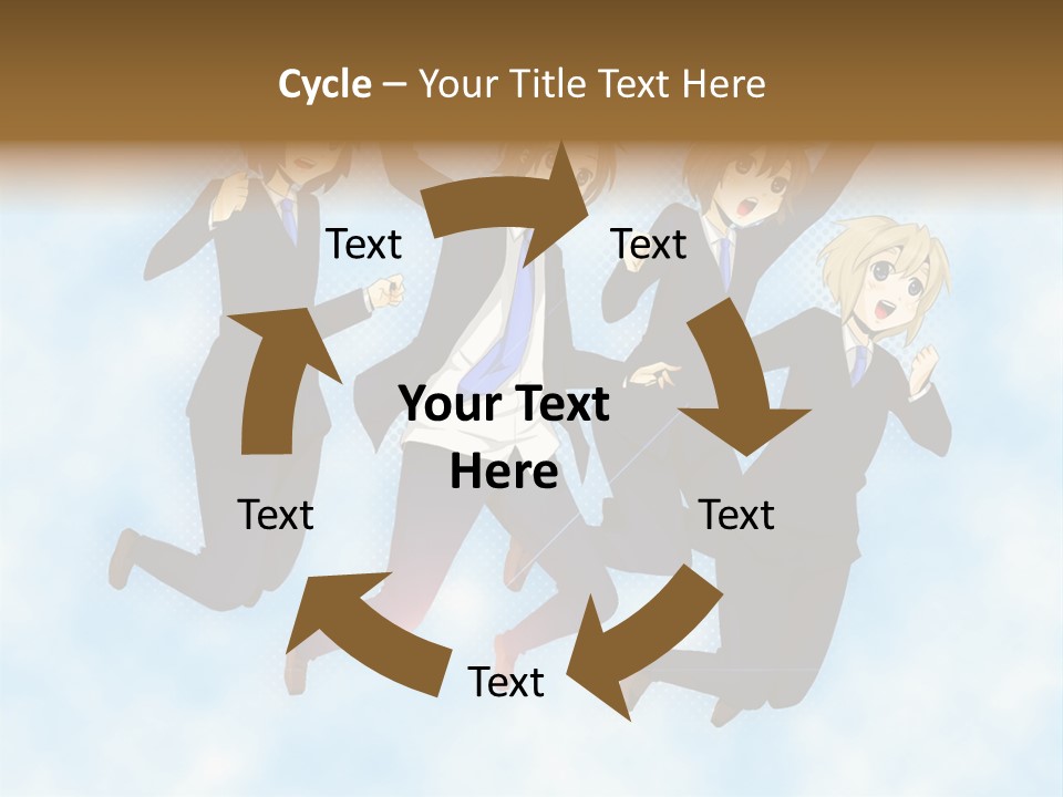 A Group Of People Jumping In The Air PowerPoint Template